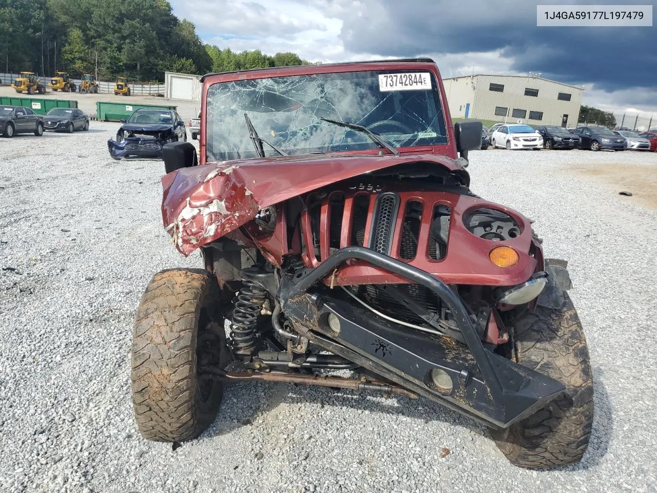 2007 Jeep Wrangler Sahara VIN: 1J4GA59177L197479 Lot: 73742844