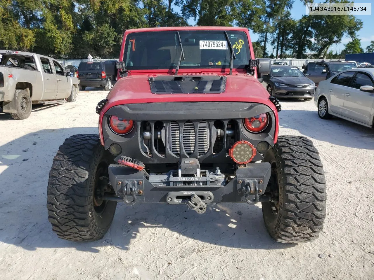 2007 Jeep Wrangler X VIN: 1J4GA39167L145734 Lot: 74079524