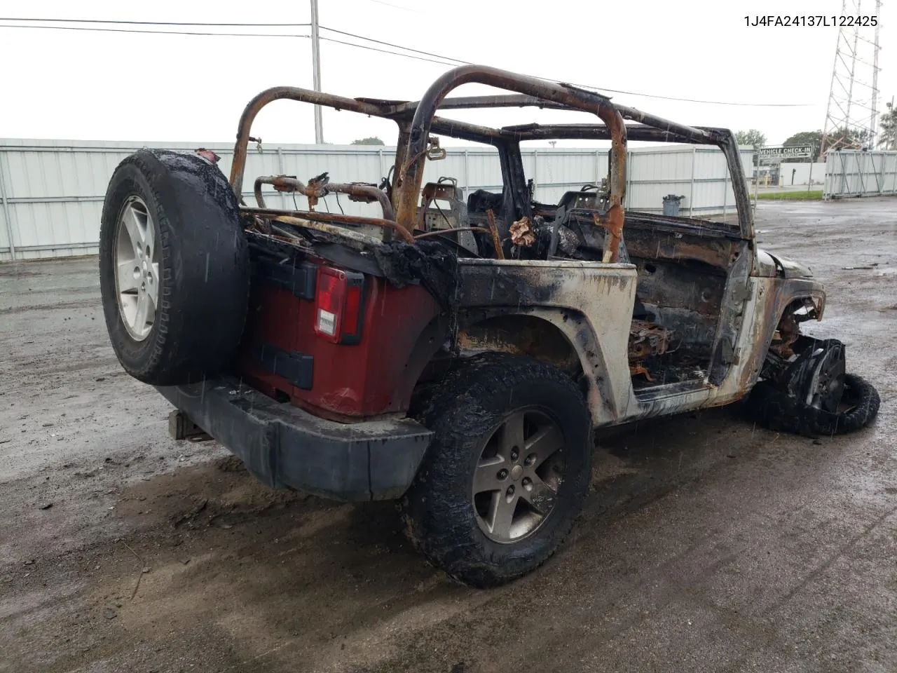 2007 Jeep Wrangler X VIN: 1J4FA24137L122425 Lot: 74200354