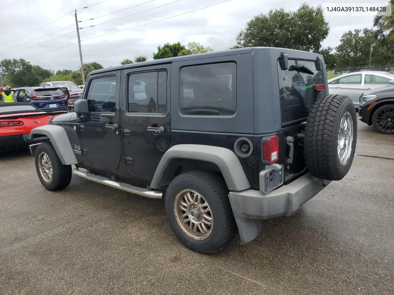 2007 Jeep Wrangler X VIN: 1J4GA39137L148428 Lot: 74224974