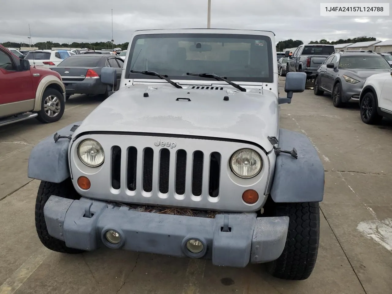 2007 Jeep Wrangler X VIN: 1J4FA24157L124788 Lot: 74243194