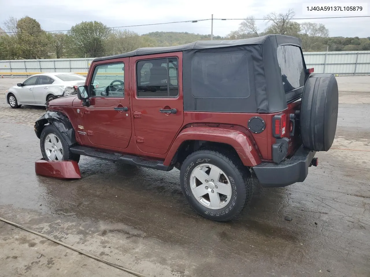 2007 Jeep Wrangler Sahara VIN: 1J4GA59137L105879 Lot: 74486474