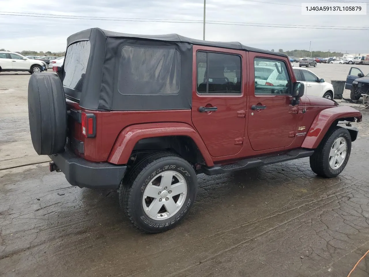 2007 Jeep Wrangler Sahara VIN: 1J4GA59137L105879 Lot: 74486474