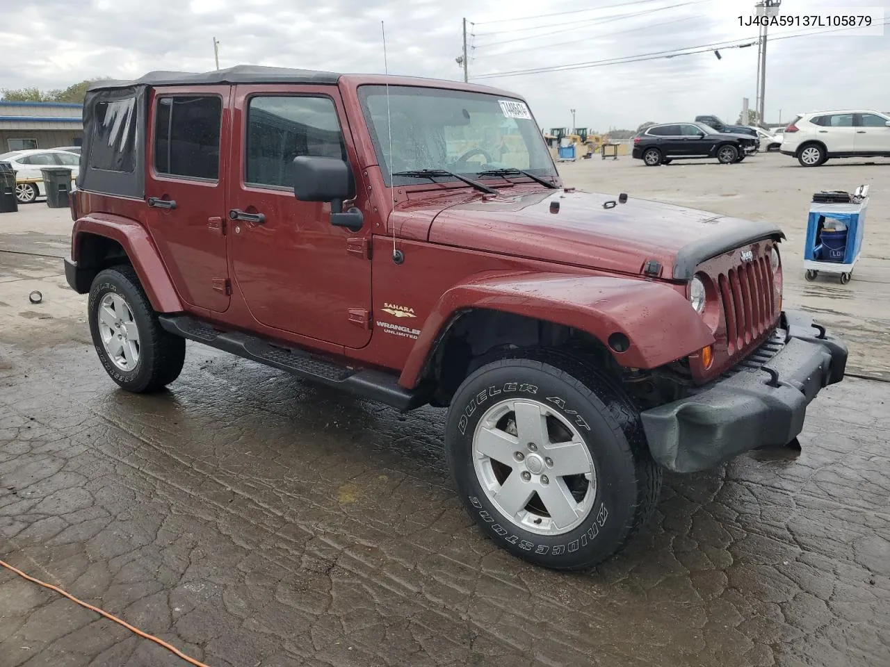 2007 Jeep Wrangler Sahara VIN: 1J4GA59137L105879 Lot: 74486474