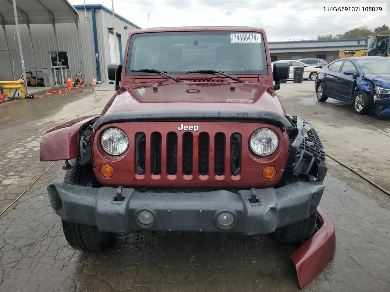 2007 Jeep Wrangler Sahara VIN: 1J4GA59137L105879 Lot: 74486474