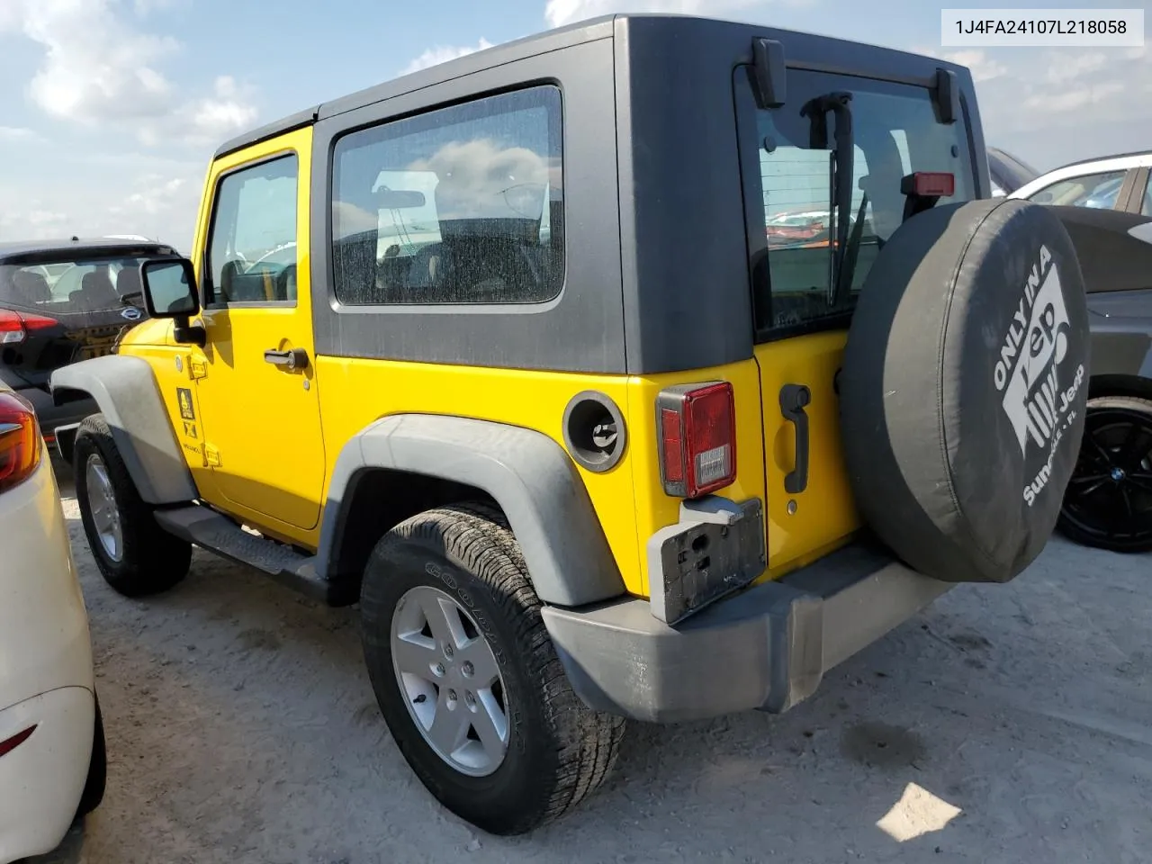 2007 Jeep Wrangler X VIN: 1J4FA24107L218058 Lot: 74652254