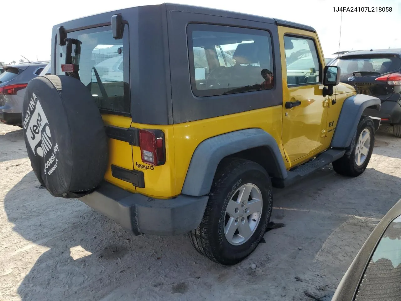 2007 Jeep Wrangler X VIN: 1J4FA24107L218058 Lot: 74652254