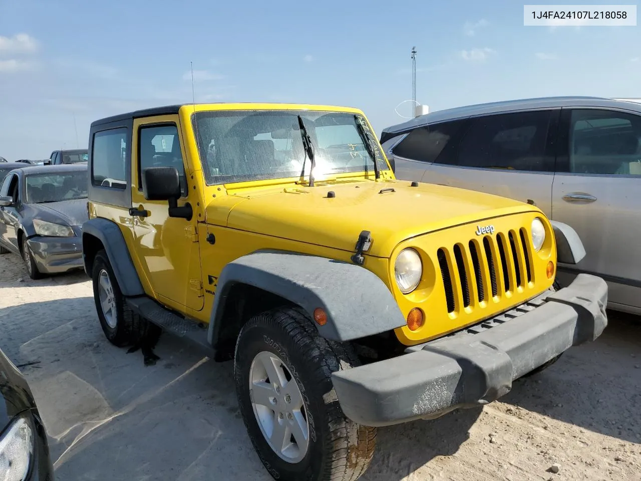 2007 Jeep Wrangler X VIN: 1J4FA24107L218058 Lot: 74652254