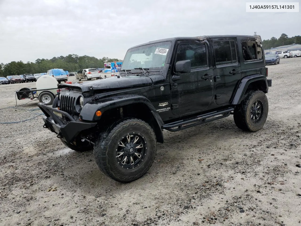 2007 Jeep Wrangler Sahara VIN: 1J4GA59157L141301 Lot: 75492634