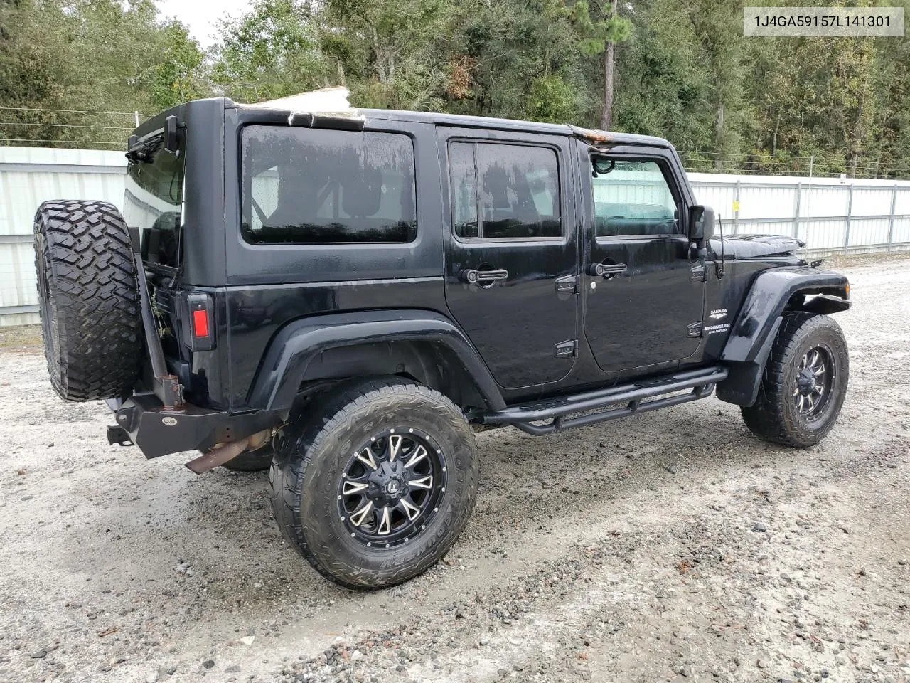 2007 Jeep Wrangler Sahara VIN: 1J4GA59157L141301 Lot: 75492634