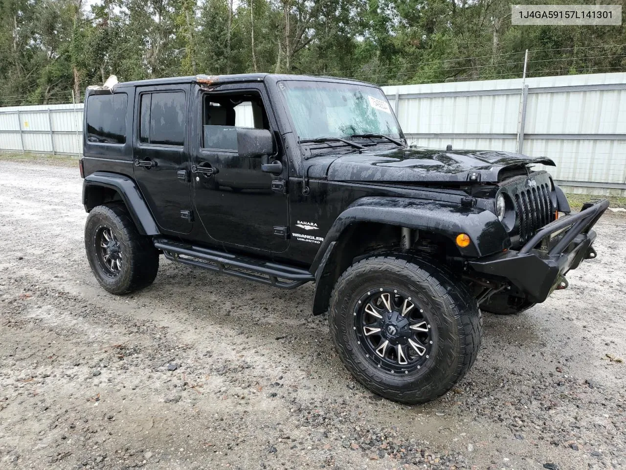 2007 Jeep Wrangler Sahara VIN: 1J4GA59157L141301 Lot: 75492634