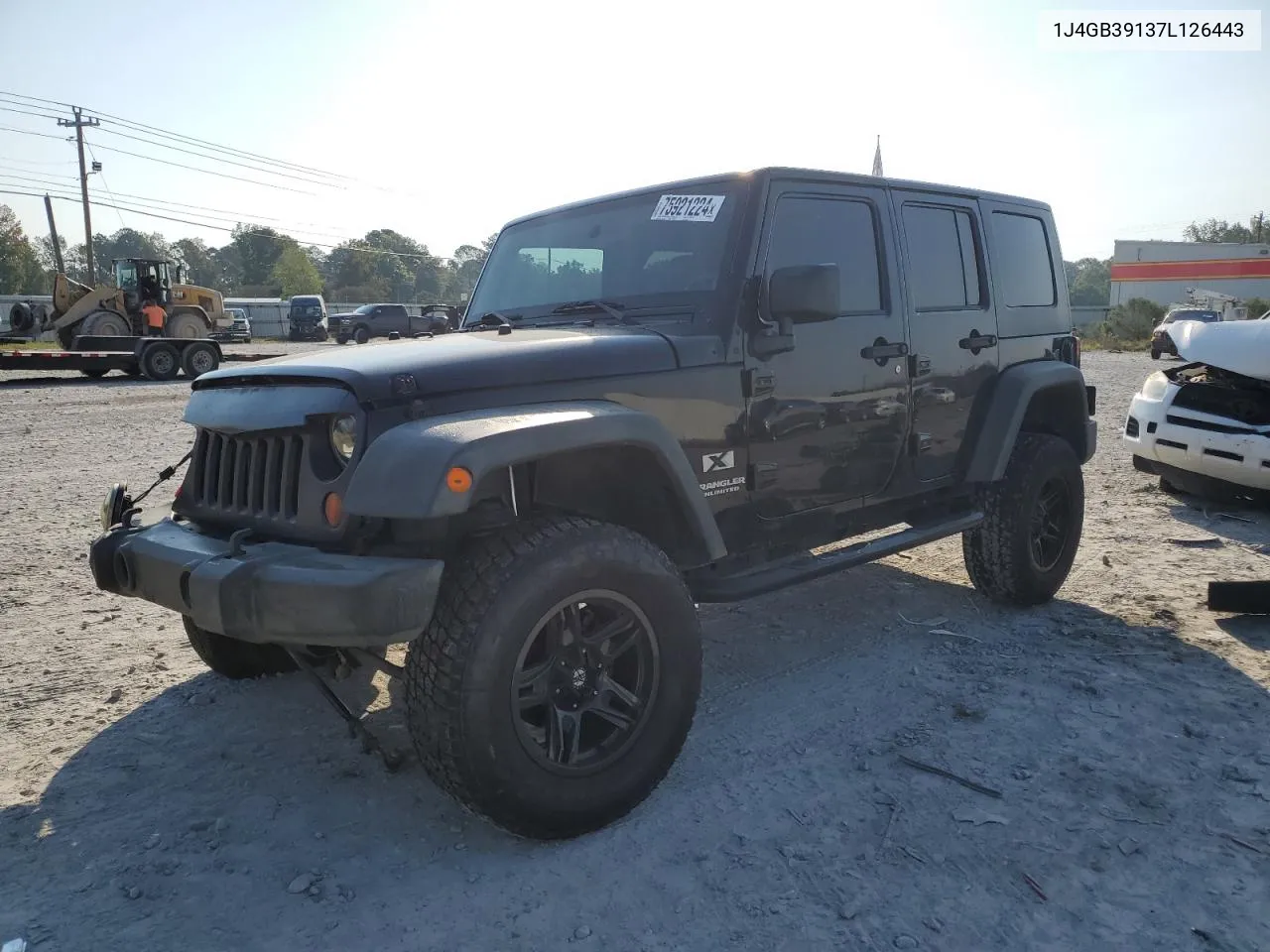 2007 Jeep Wrangler X VIN: 1J4GB39137L126443 Lot: 75921224