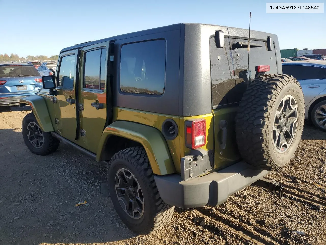 2007 Jeep Wrangler Sahara VIN: 1J4GA59137L148540 Lot: 76154584