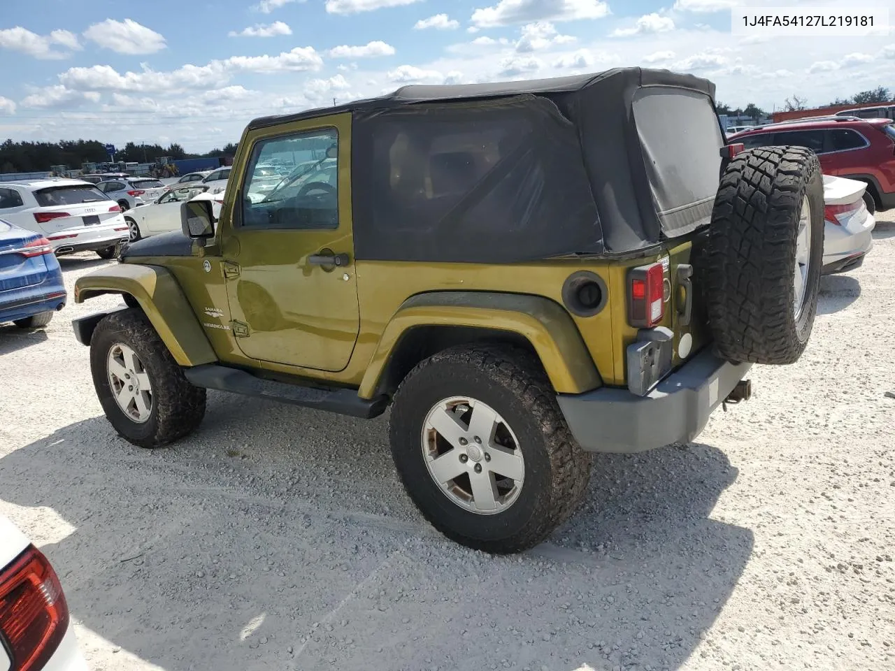 2007 Jeep Wrangler Sahara VIN: 1J4FA54127L219181 Lot: 76292434