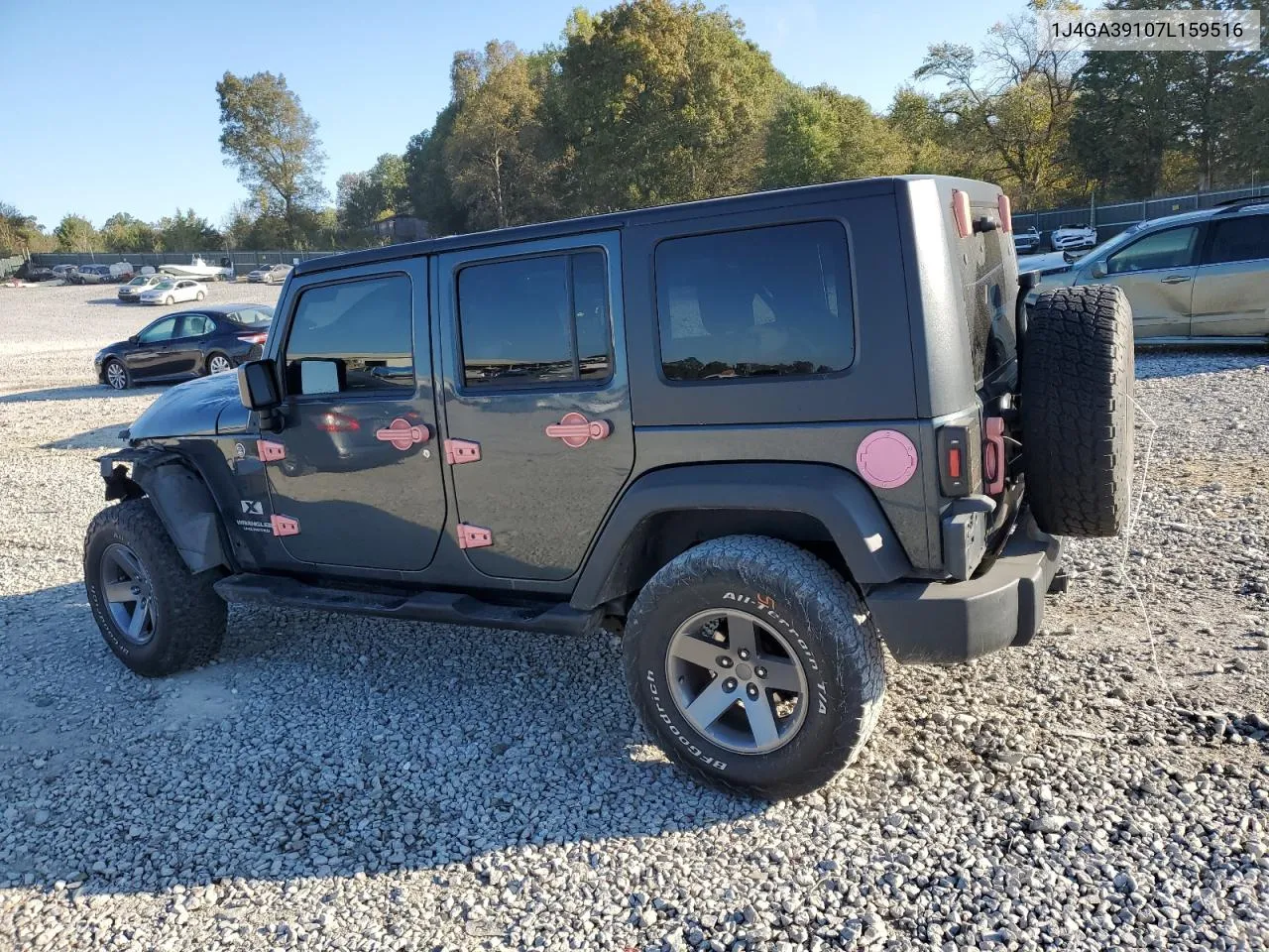 2007 Jeep Wrangler X VIN: 1J4GA39107L159516 Lot: 76360744