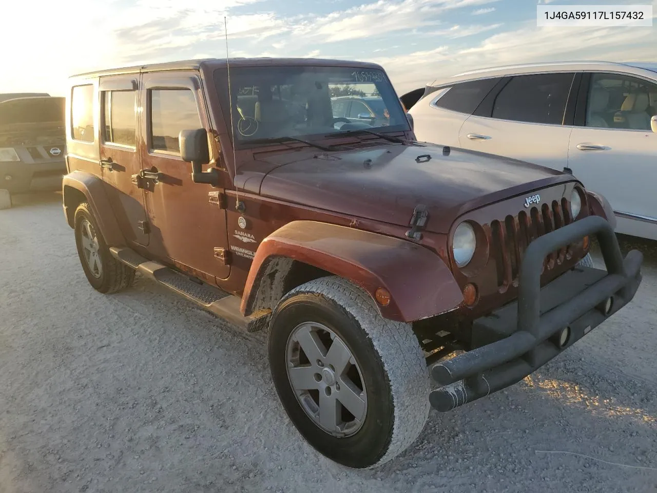 2007 Jeep Wrangler Sahara VIN: 1J4GA59117L157432 Lot: 76532234