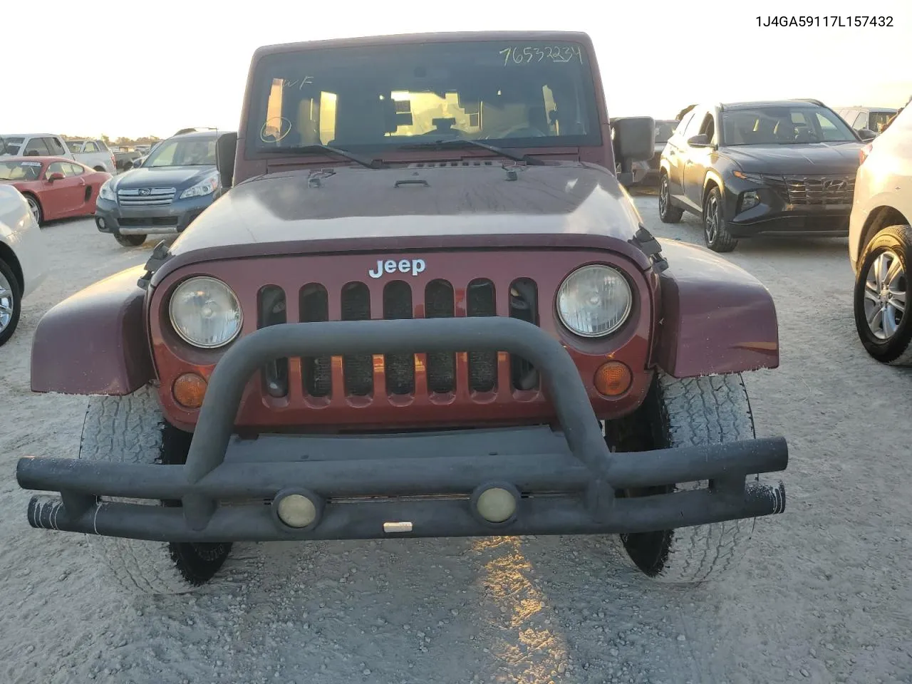 2007 Jeep Wrangler Sahara VIN: 1J4GA59117L157432 Lot: 76532234