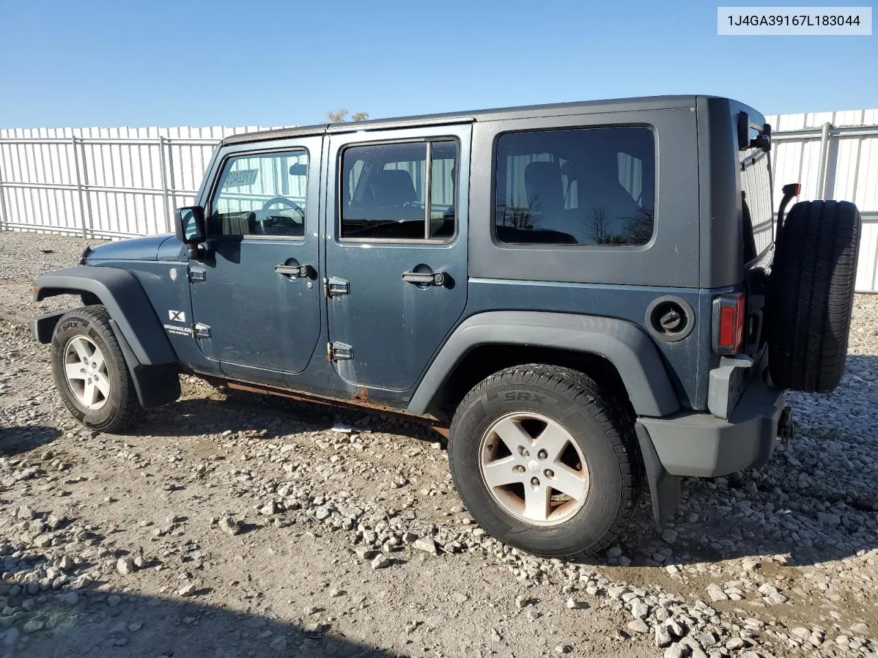 2007 Jeep Wrangler X VIN: 1J4GA39167L183044 Lot: 77024034