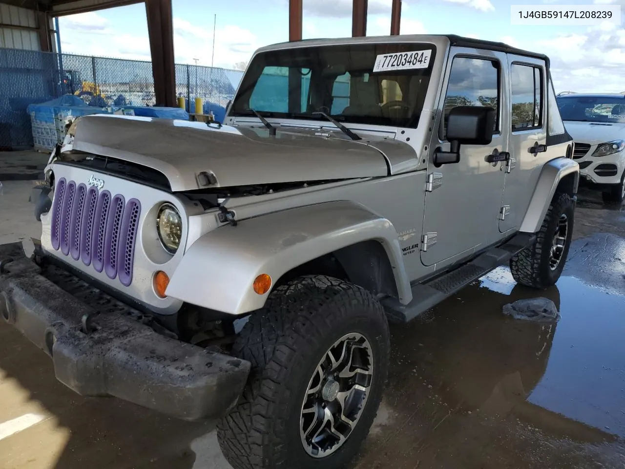 2007 Jeep Wrangler Sahara VIN: 1J4GB59147L208239 Lot: 77203484