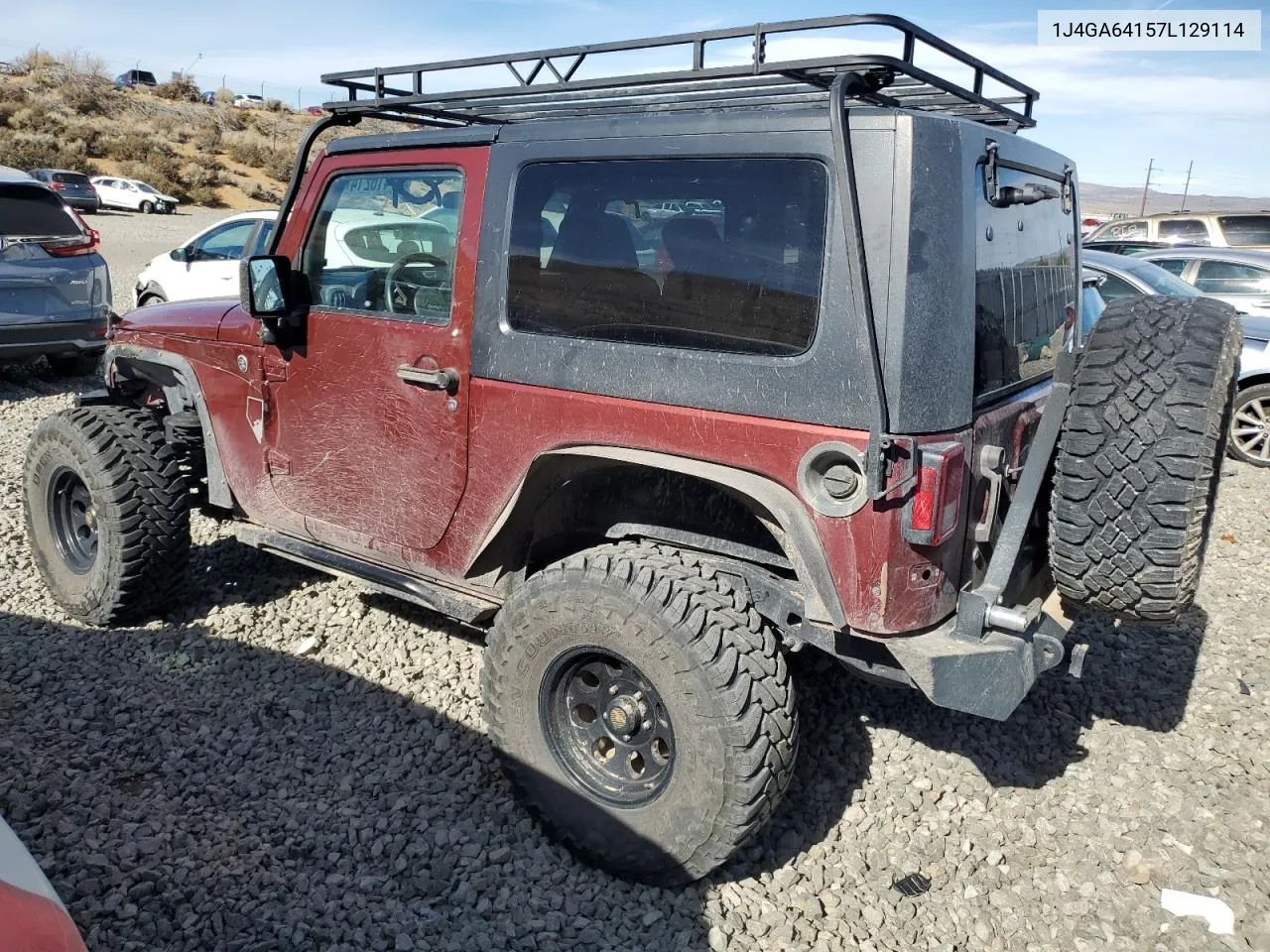 2007 Jeep Wrangler Rubicon VIN: 1J4GA64157L129114 Lot: 77416214