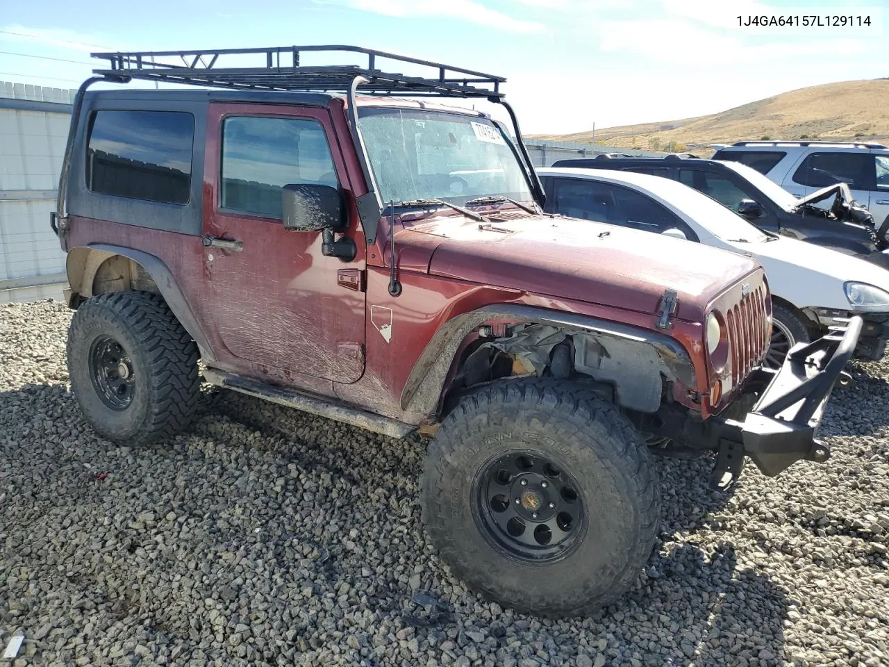 2007 Jeep Wrangler Rubicon VIN: 1J4GA64157L129114 Lot: 77416214