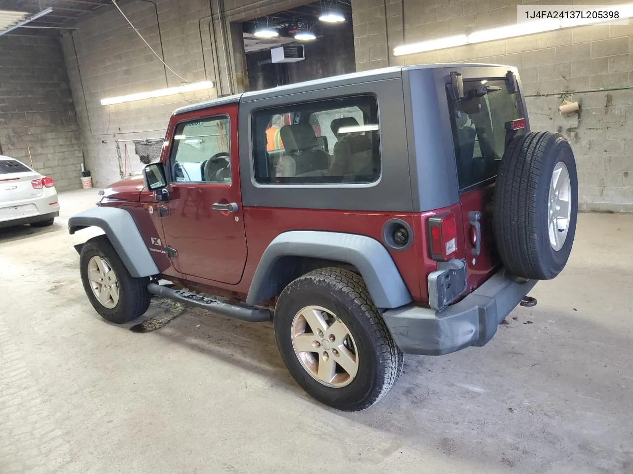 2007 Jeep Wrangler X VIN: 1J4FA24137L205398 Lot: 78309874