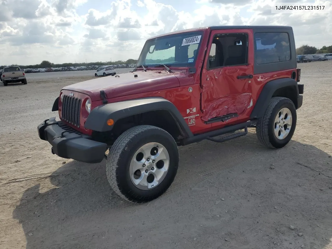 2007 Jeep Wrangler X VIN: 1J4FA24157L231517 Lot: 78868824