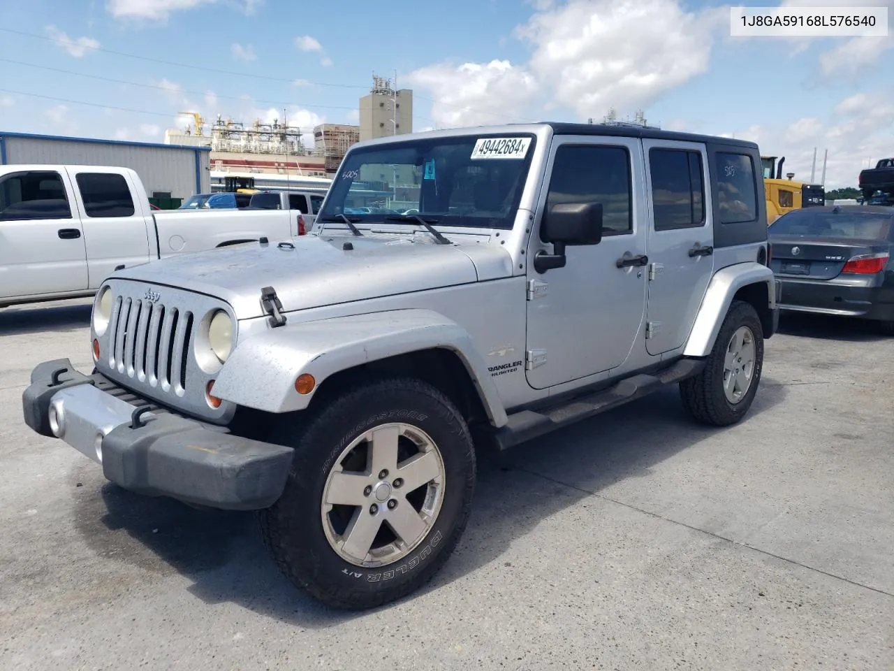 2008 Jeep Wrangler Unlimited Sahara VIN: 1J8GA59168L576540 Lot: 49442684