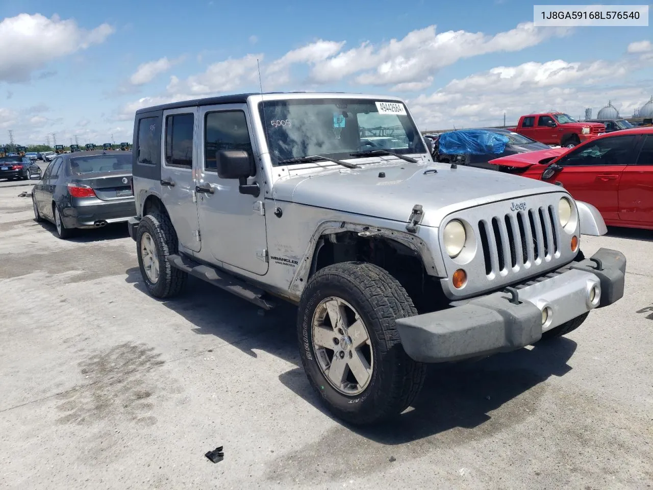 2008 Jeep Wrangler Unlimited Sahara VIN: 1J8GA59168L576540 Lot: 49442684