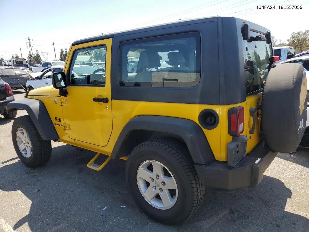 2008 Jeep Wrangler X VIN: 1J4FA24118L557056 Lot: 54648654