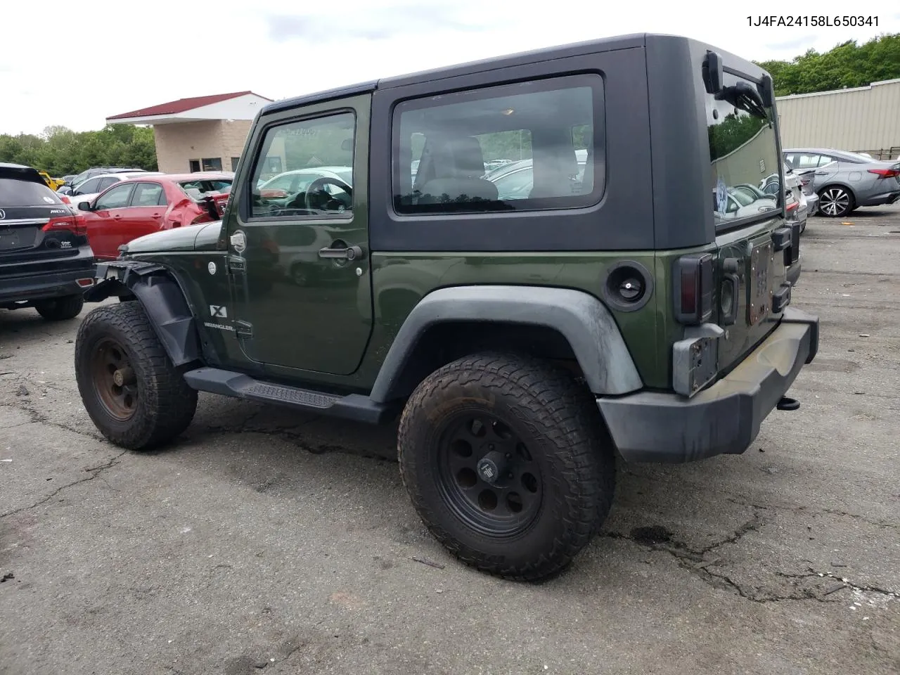 2008 Jeep Wrangler X VIN: 1J4FA24158L650341 Lot: 56017494