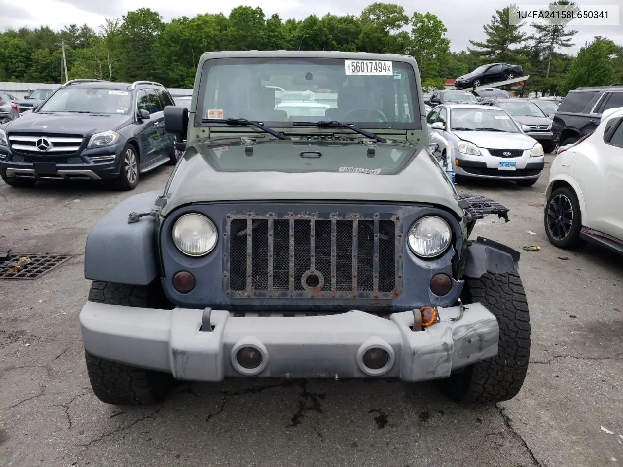 2008 Jeep Wrangler X VIN: 1J4FA24158L650341 Lot: 56017494