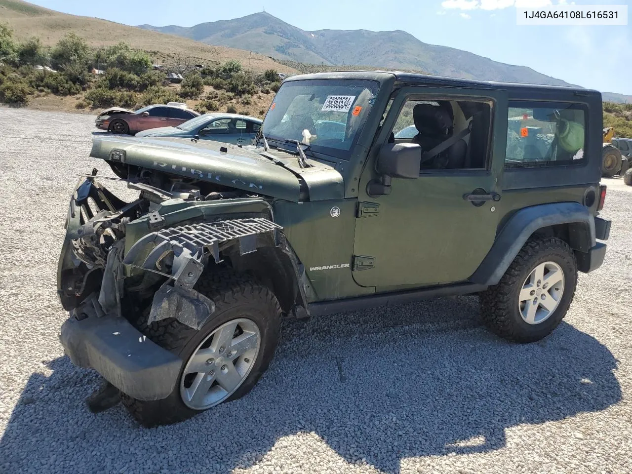 1J4GA64108L616531 2008 Jeep Wrangler Rubicon