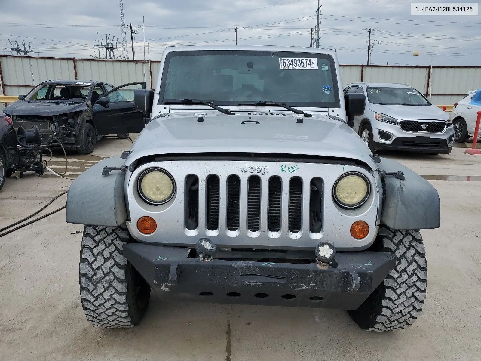 2008 Jeep Wrangler X VIN: 1J4FA24128L534126 Lot: 63493674