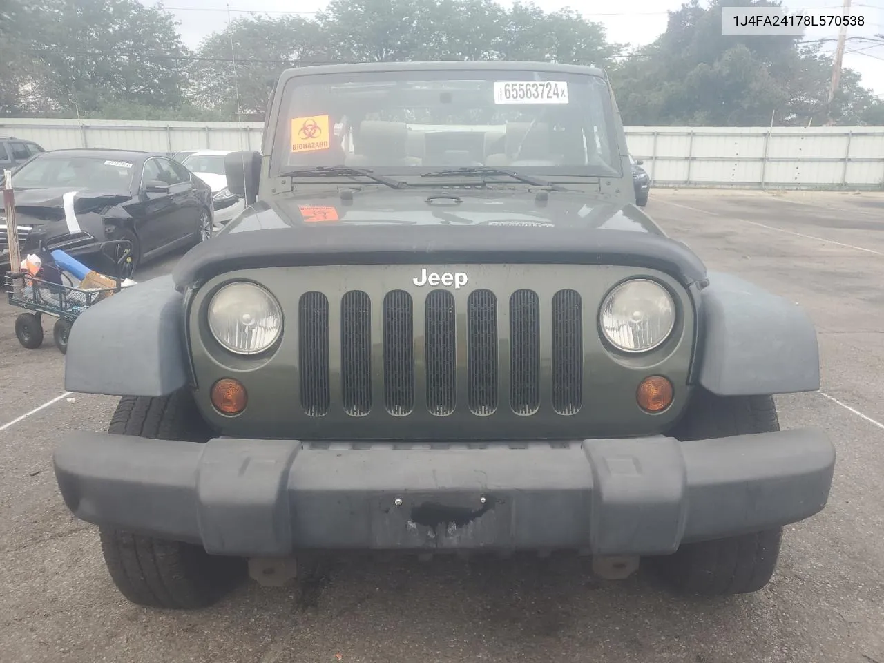 1J4FA24178L570538 2008 Jeep Wrangler X