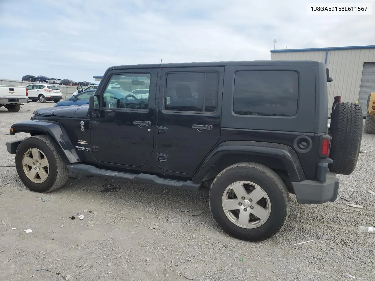 1J8GA59158L611567 2008 Jeep Wrangler Unlimited Sahara