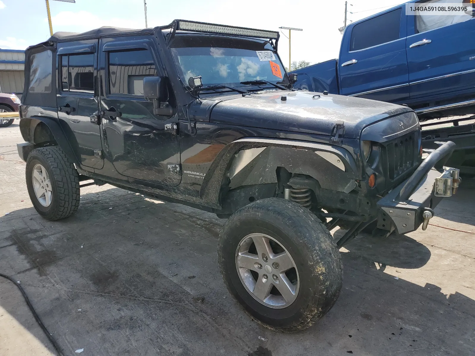 2008 Jeep Wrangler Unlimited Sahara VIN: 1J4GA59108L596395 Lot: 67046804