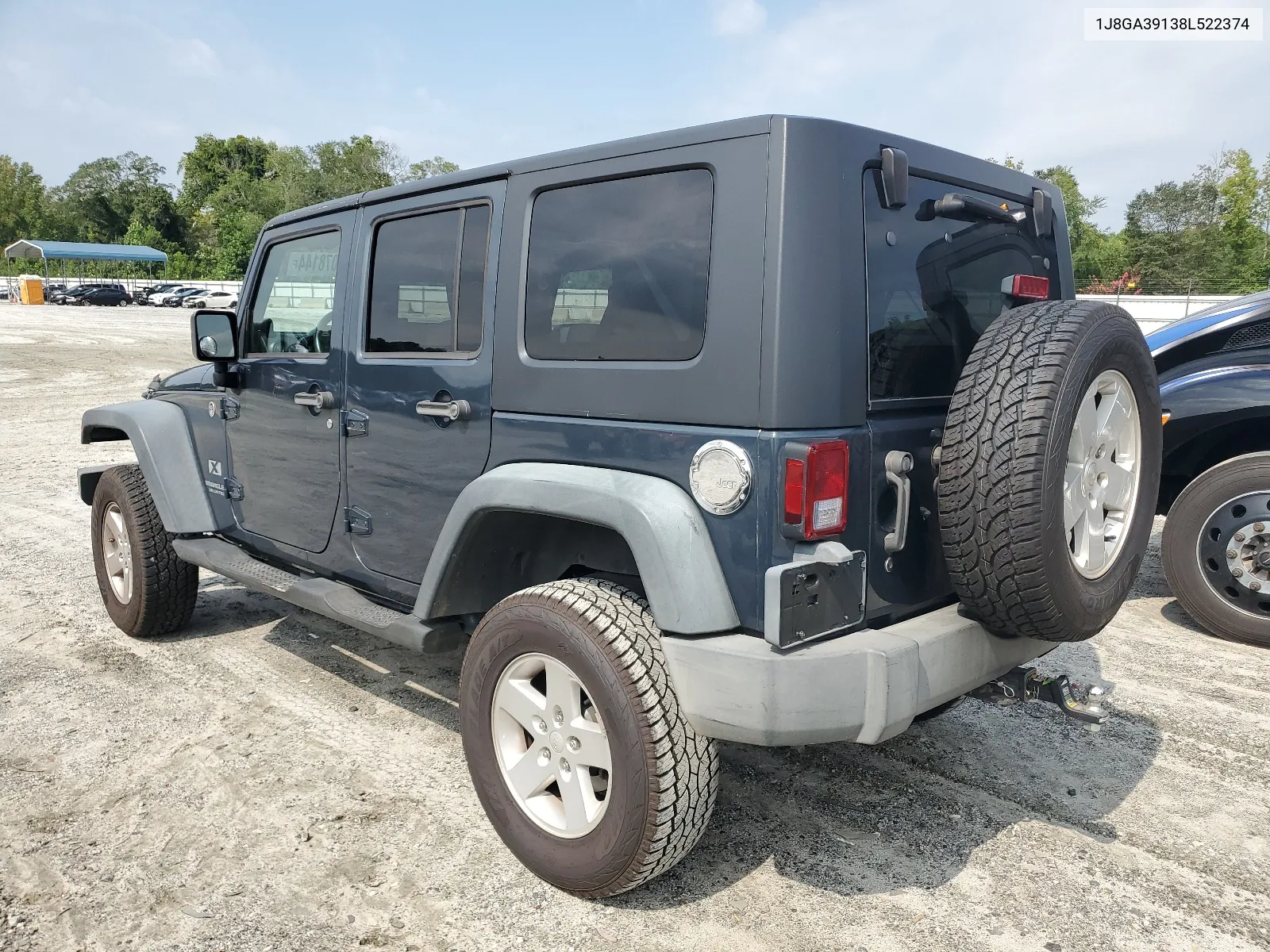 2008 Jeep Wrangler Unlimited X VIN: 1J8GA39138L522374 Lot: 67078144