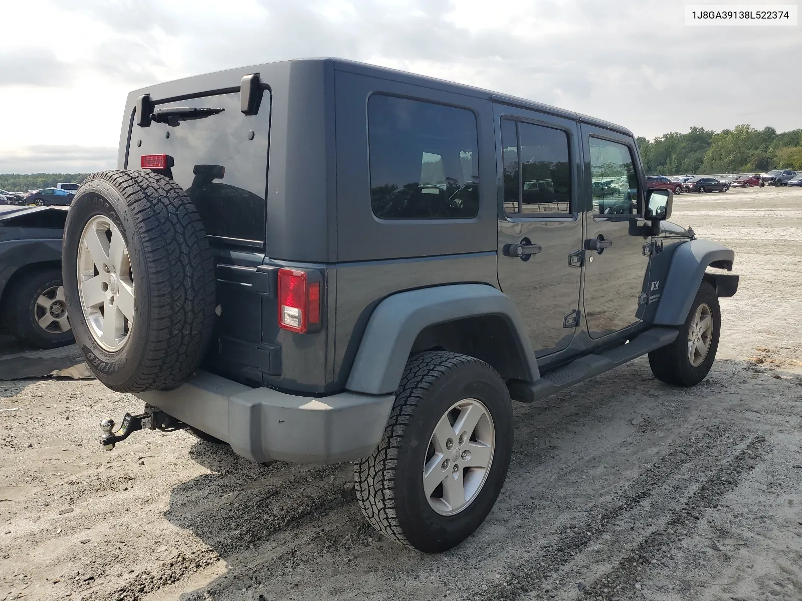 1J8GA39138L522374 2008 Jeep Wrangler Unlimited X