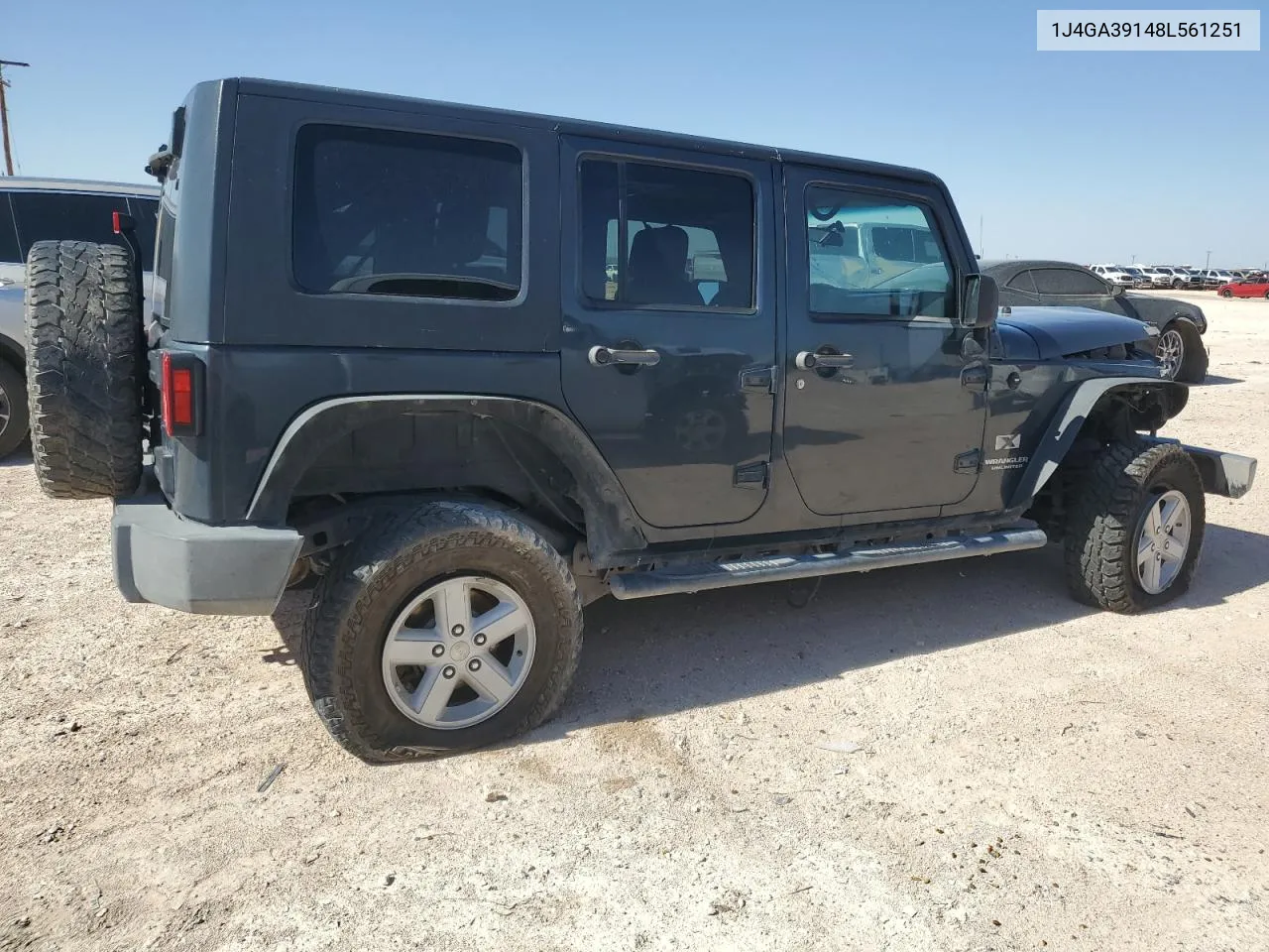 2008 Jeep Wrangler Unlimited X VIN: 1J4GA39148L561251 Lot: 67587664