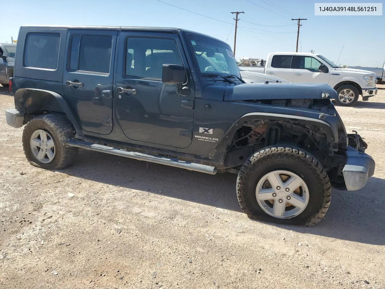 2008 Jeep Wrangler Unlimited X VIN: 1J4GA39148L561251 Lot: 67587664