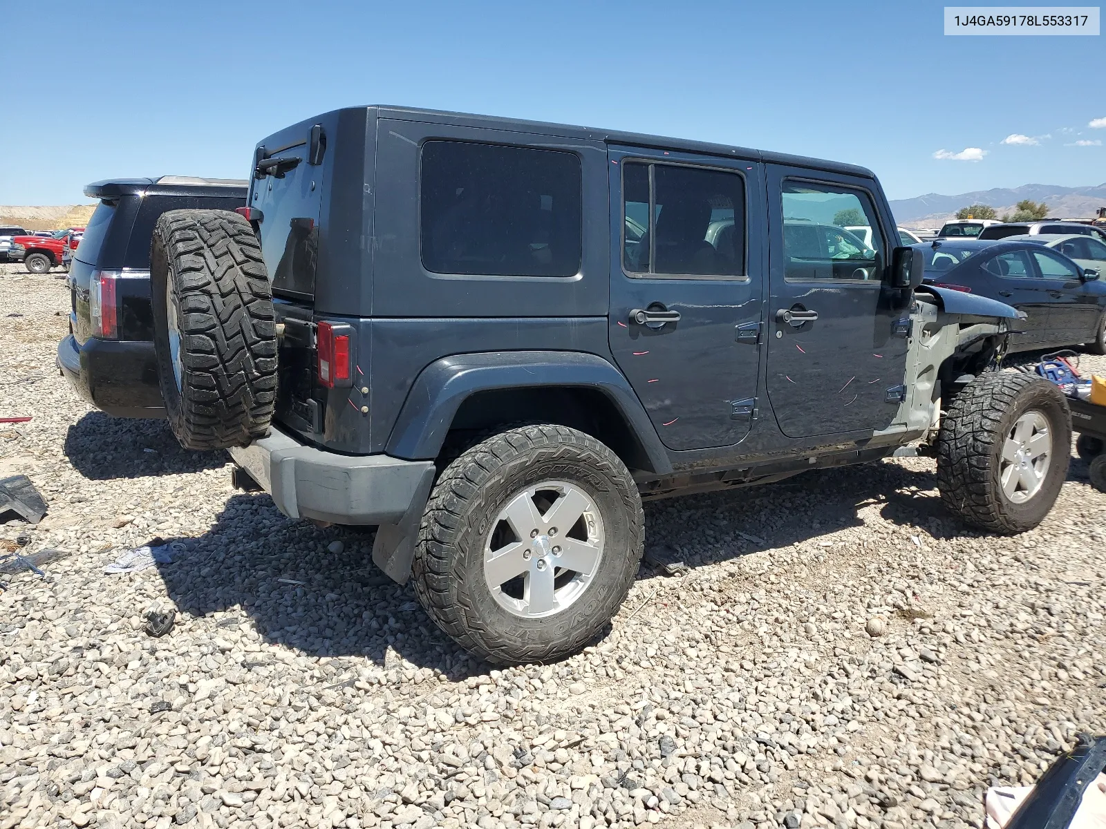 2008 Jeep Wrangler Unlimited Sahara VIN: 1J4GA59178L553317 Lot: 67902024