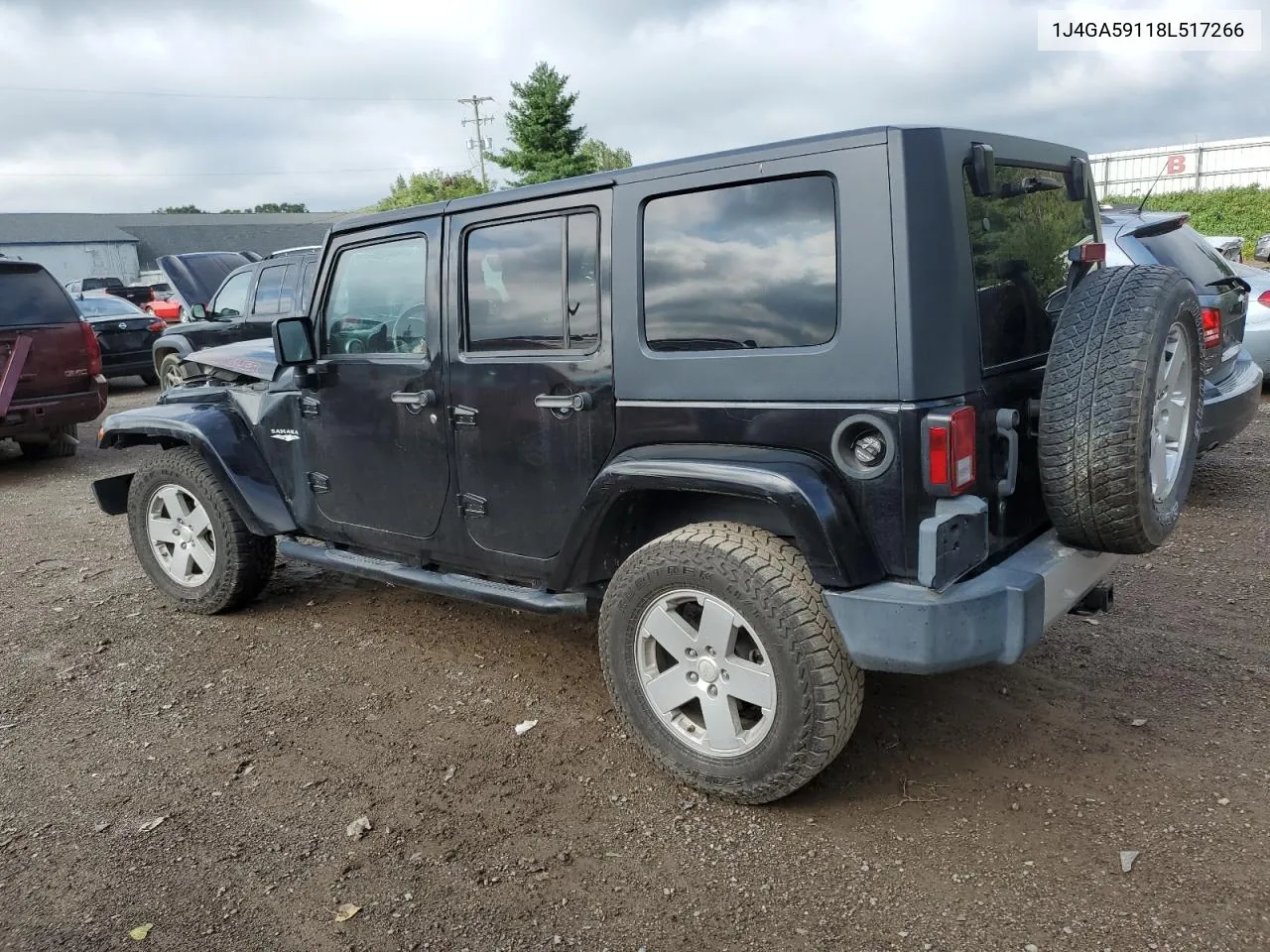 2008 Jeep Wrangler Unlimited Sahara VIN: 1J4GA59118L517266 Lot: 68439714