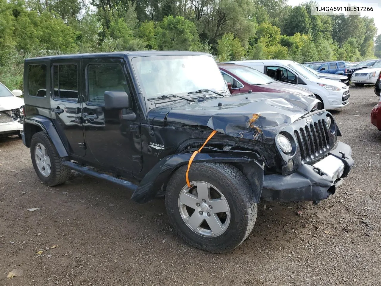 2008 Jeep Wrangler Unlimited Sahara VIN: 1J4GA59118L517266 Lot: 68439714