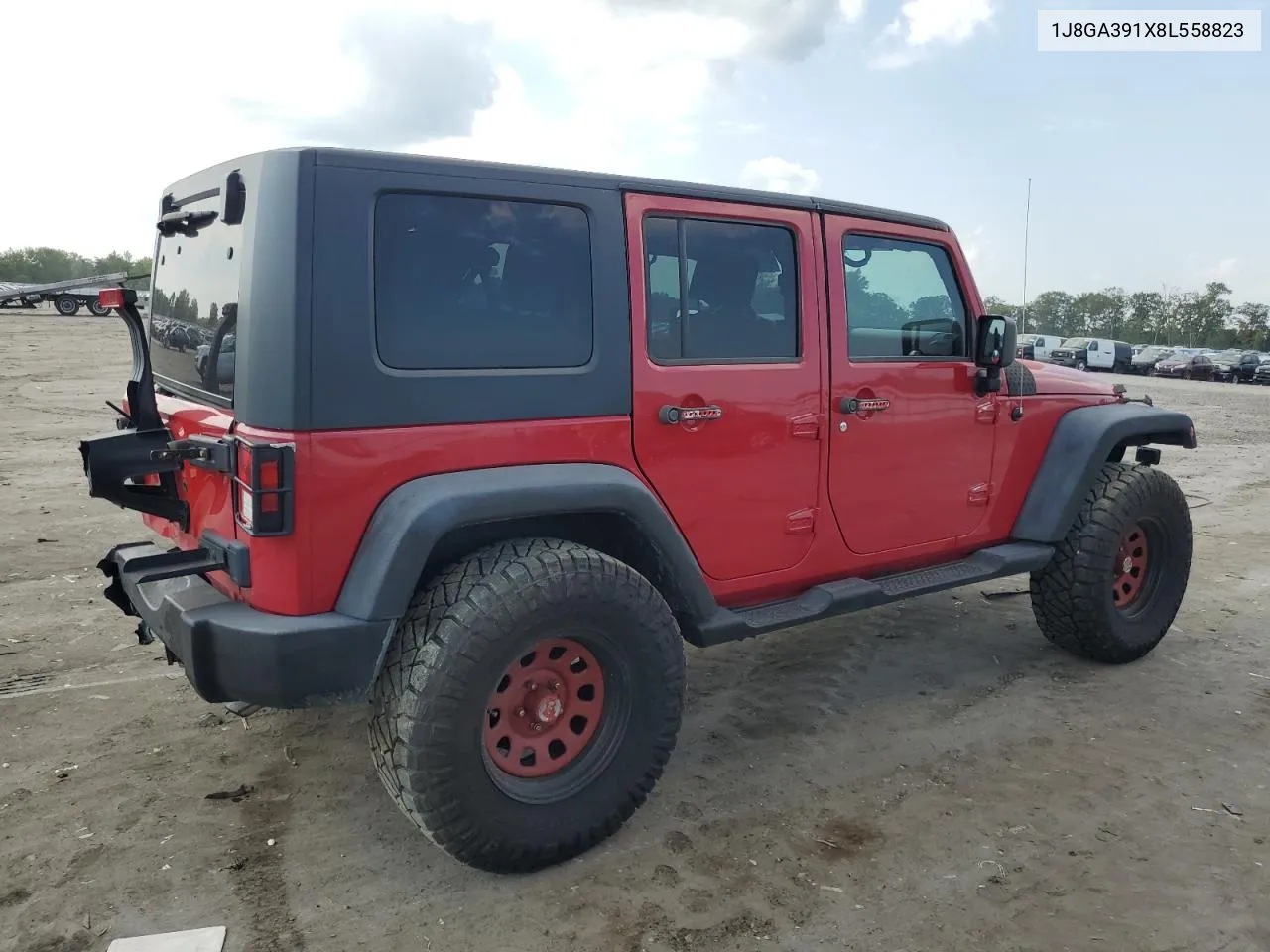 2008 Jeep Wrangler Unlimited X VIN: 1J8GA391X8L558823 Lot: 69168794