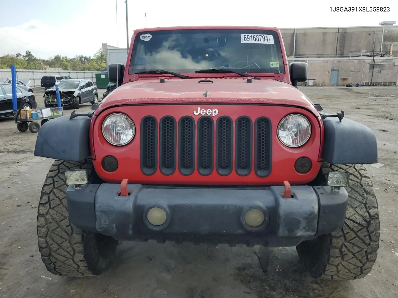 2008 Jeep Wrangler Unlimited X VIN: 1J8GA391X8L558823 Lot: 69168794