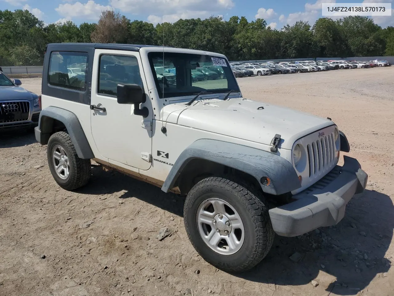 2008 Jeep Wrangler X VIN: 1J4FZ24138L570173 Lot: 69245774