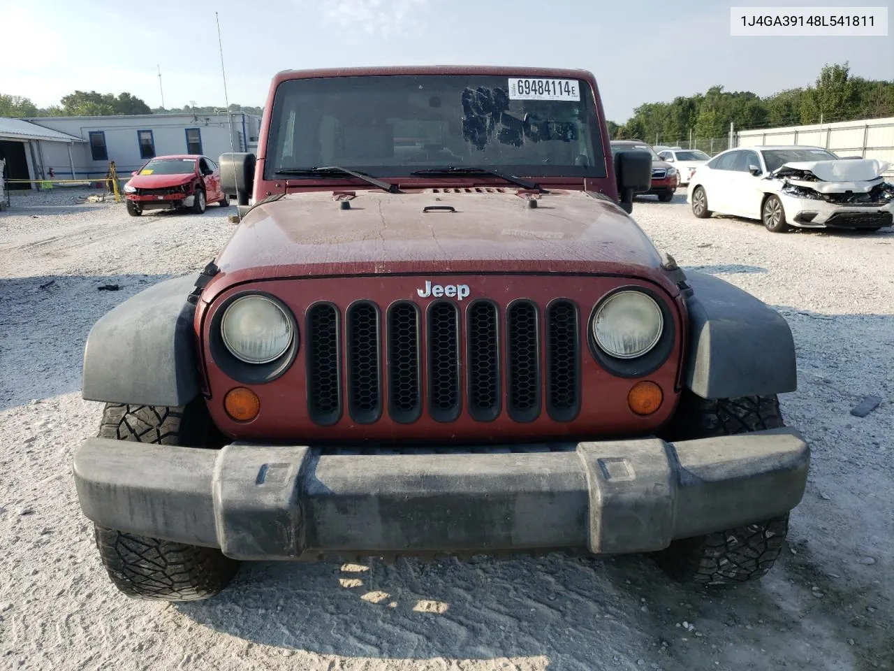 2008 Jeep Wrangler Unlimited X VIN: 1J4GA39148L541811 Lot: 69484114