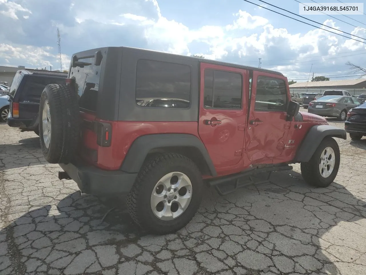 1J4GA39168L545701 2008 Jeep Wrangler Unlimited X