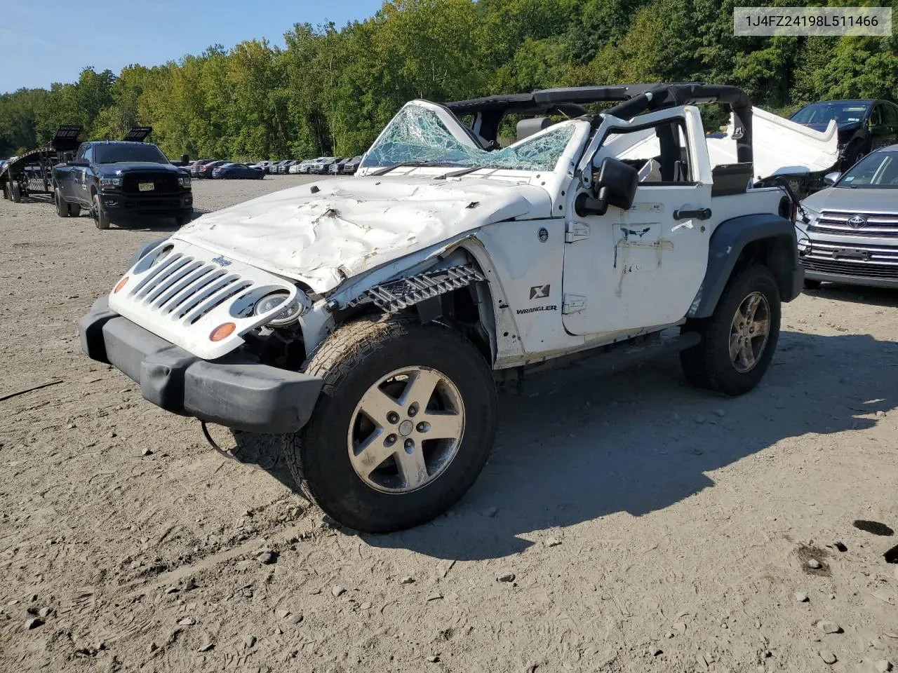 2008 Jeep Wrangler X VIN: 1J4FZ24198L511466 Lot: 70196544